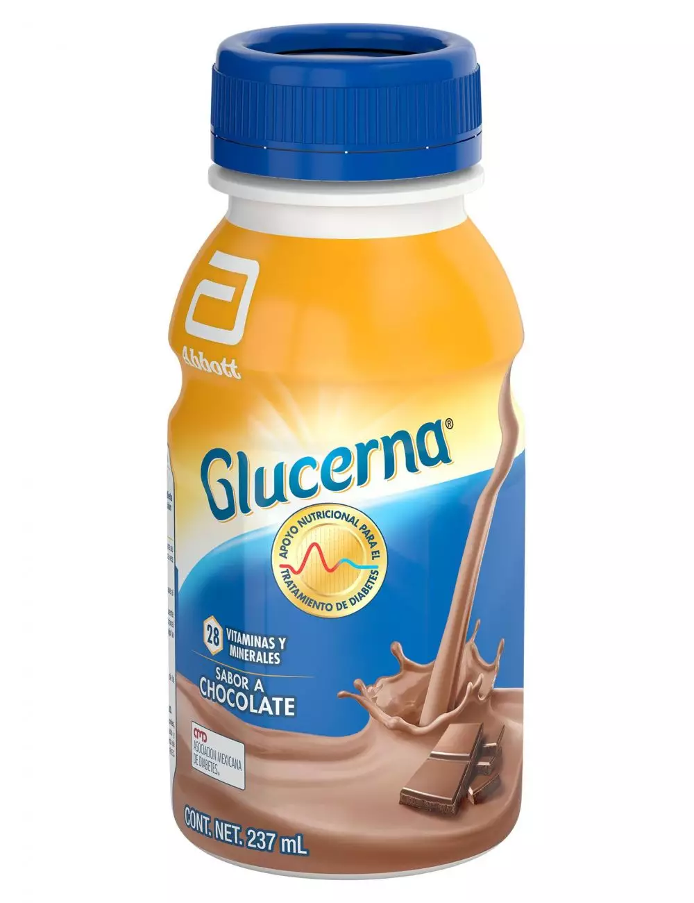 Glucerna Alimentación Especializada Sabor Chocolate 237 mL