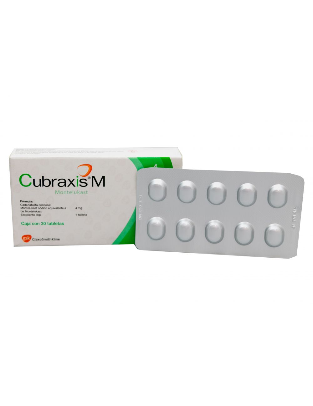 Cubraxis M 4 mg Caja Con 30 Tabletas