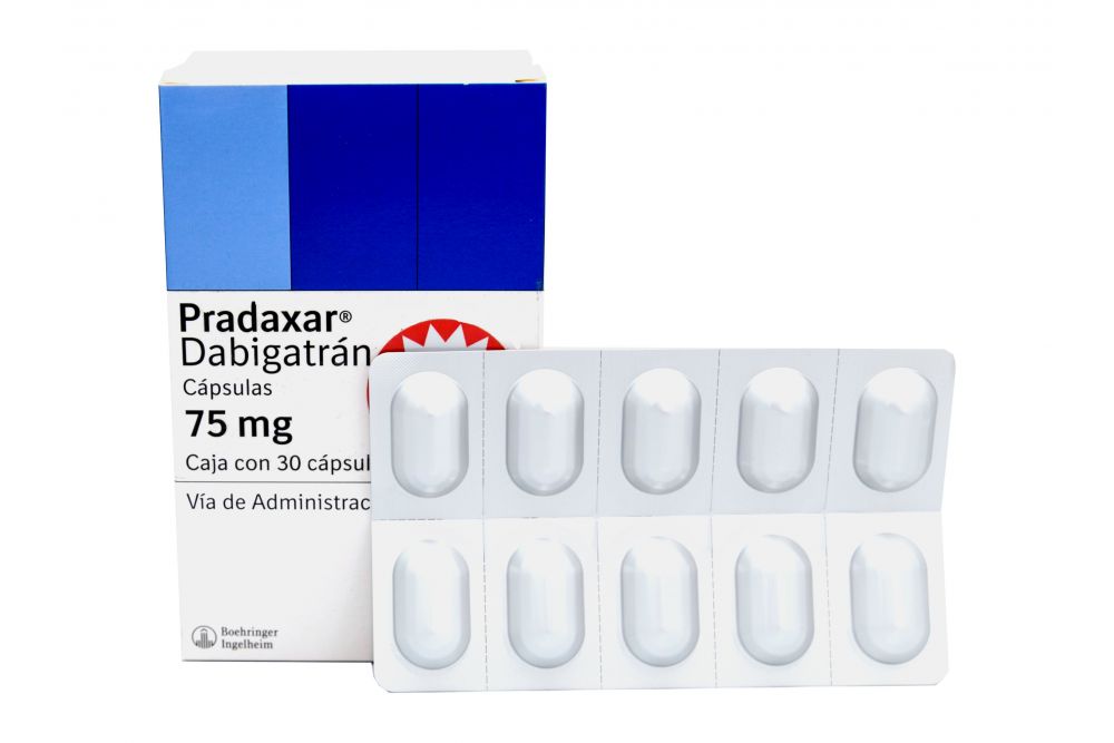 Pradaxar 75 mg Caja Con 30 Cápsulas