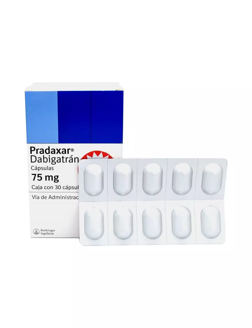 Pradaxar 75 mg Caja Con 30 Cápsulas