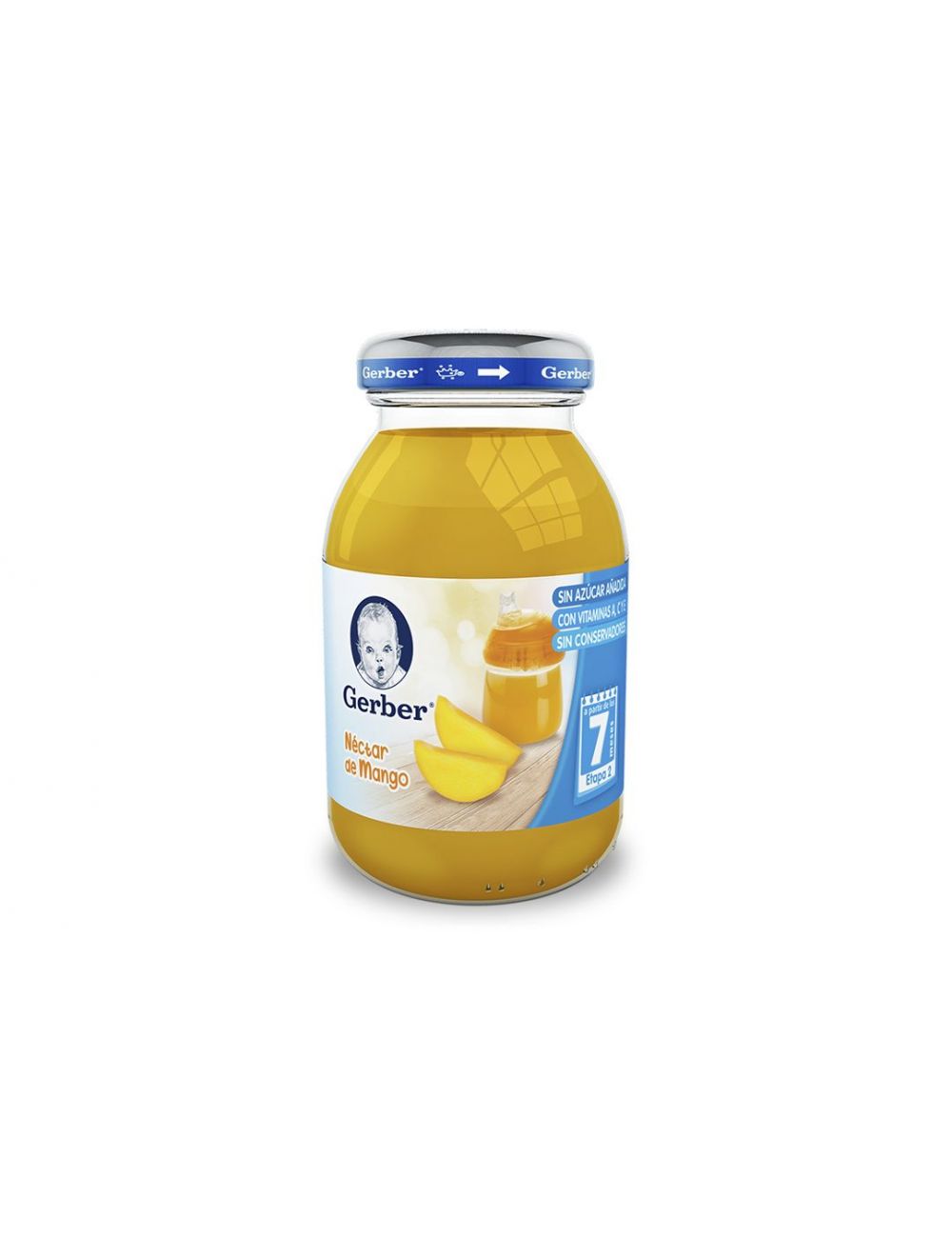 Gerber Jugo Nectar Con 175 mL Sabor Mango