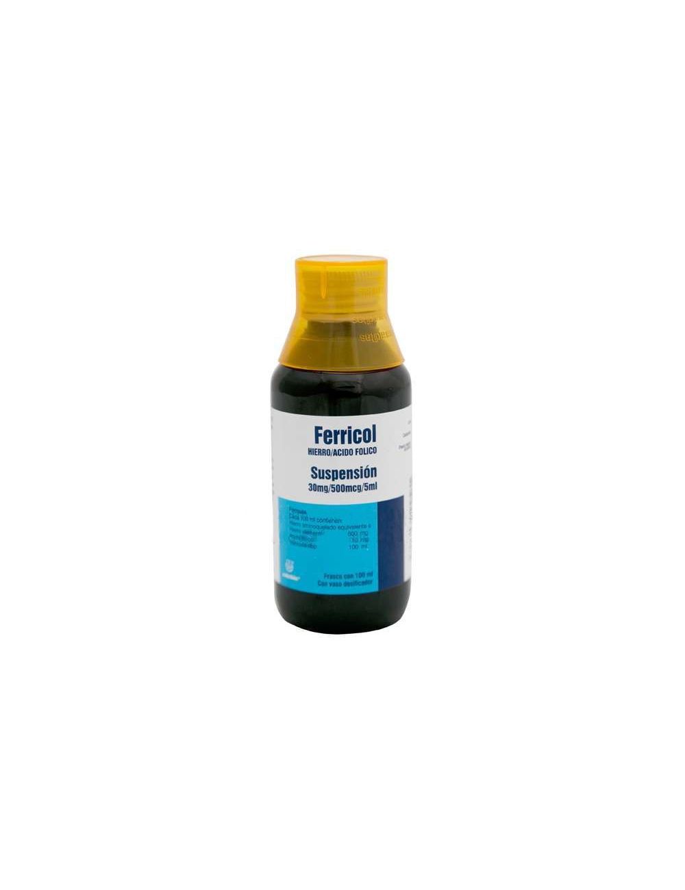 Ferricol 30mg/500mcg/5mL Con 1 Frasco de 100 mL