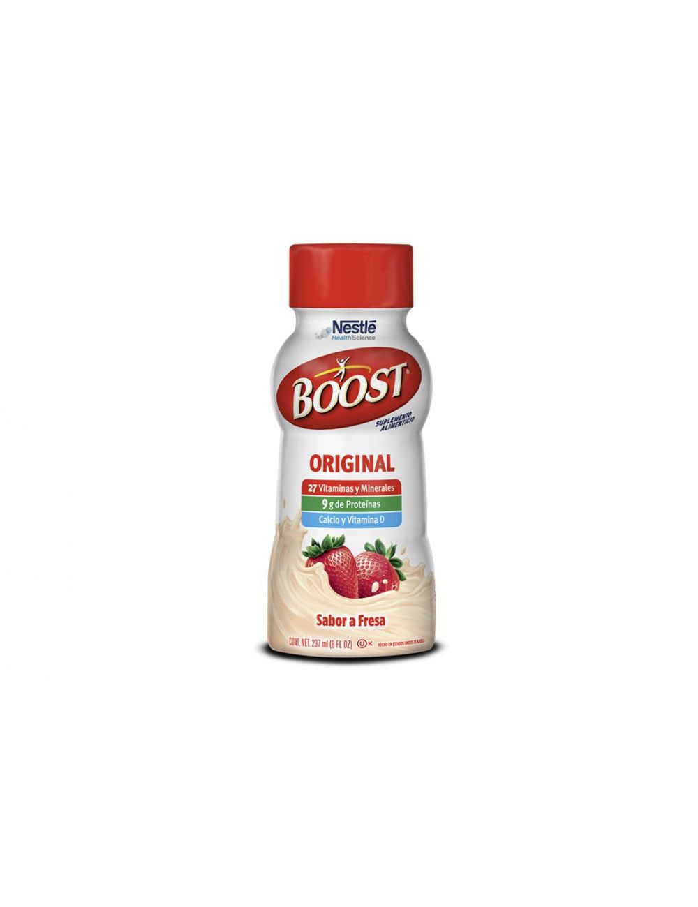 Boost Original Sabor Fresa Botella Con 237 mL Boost Original Sabor Fresa Botella Con 237 mL