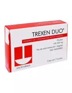 Trexen Duo 100 mg / 400 mg Caja Con 7 Óvulos