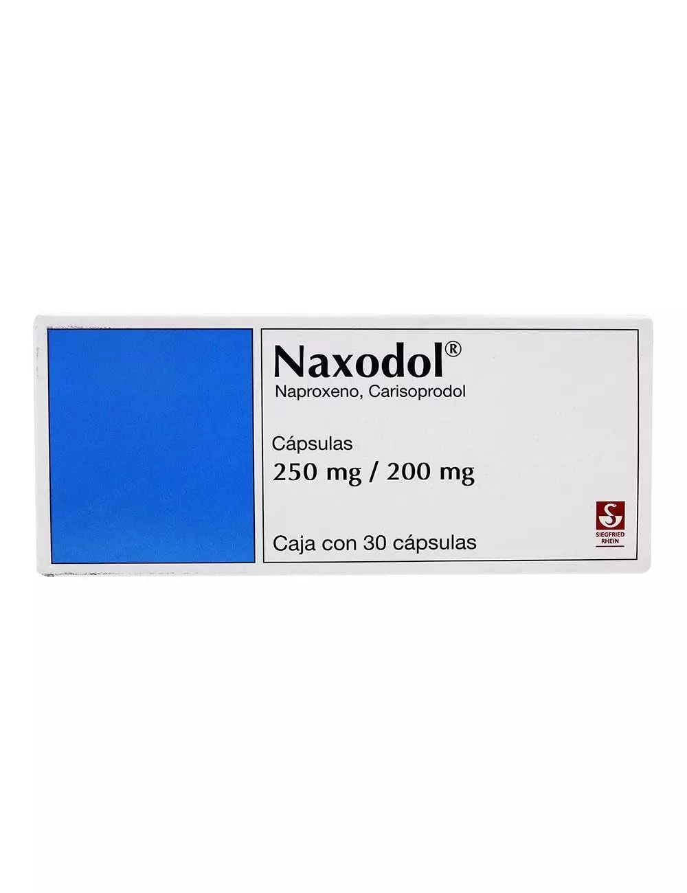 Naxodol 250 mg / 200 mg Caja Con 30 Cápsulas