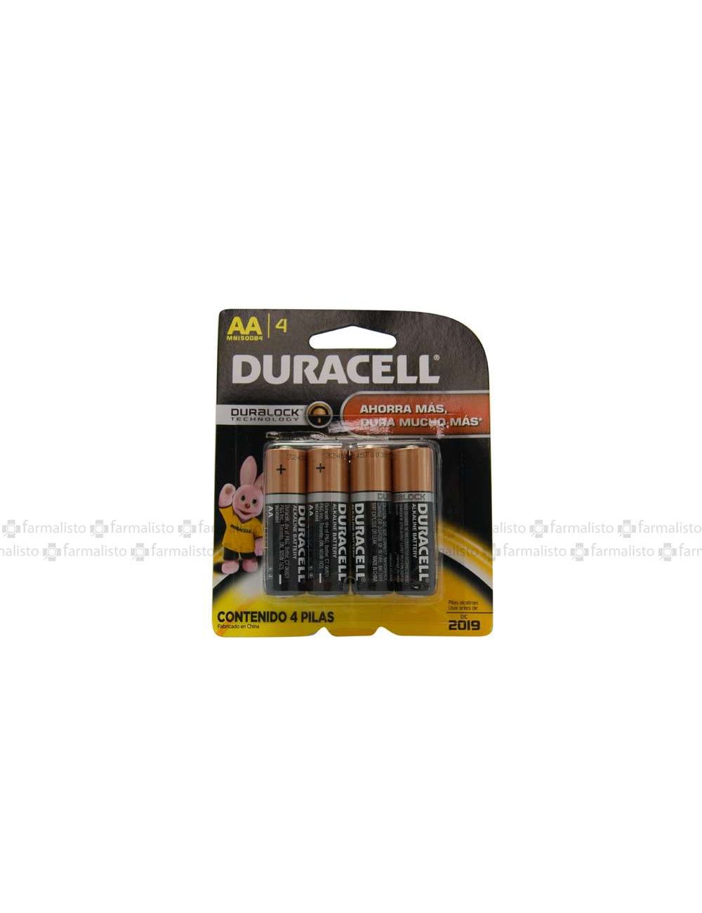 Pilas Duracell AA Empaque Con 4 Pilas