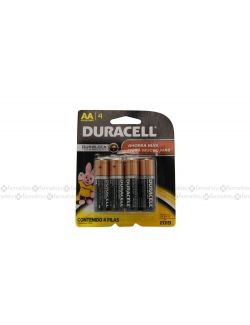 Pilas Duracell AA Empaque Con 4 Pilas