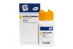 Azulfidina 500 mg Caja Con Frasco Con 60 Tabletas