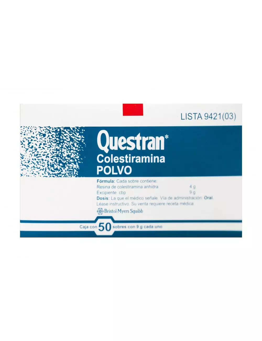 Questran Polvo 9 g Caja Con 50 Sobres