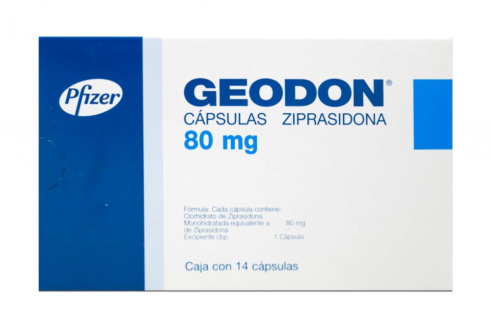 Geodon 80 mg Caja Con 14 Cápsulas