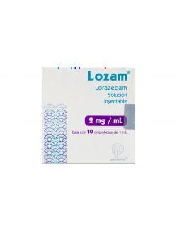Lozam 2mg. ml. Sol Iny C 10 Amp - RX1