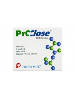 Proclose® 1mg/5ml (Octreótida) - 1 Frasco Ámpula - Probiomed RX3