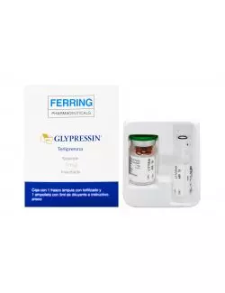 Glypressin® 1 mg (Terlipresina) - Frasco Ámpula con Liofilizado y Diluyente - Ferring