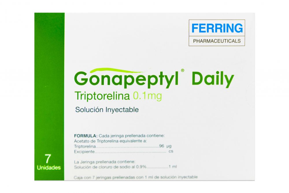 Gonapeptyl Daily 95.5 mcg Caja Con 7 Jeringas Prellenada Con 1mL RX3