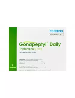 Gonapeptyl Daily® 0.1 mg (Triptorelina) - 7 Jeringas prellenadas - Ferring RX3