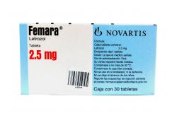Femara 2.5 mg Caja Con 30 grageas