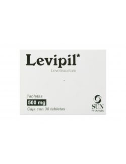 Levipil® 500 mg (Levetiracetam) - Caja con 30 Tabletas - Sun Pharma