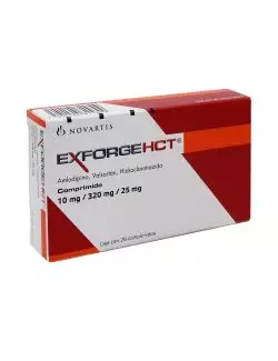 Exforge HCT 10 mg/320mg/25mg Caja Con 28 Comprimidos