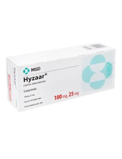 Hyzaar® 100 mg/25 mg (Losartán/Hidroclorotiazida) - 30 Comprimidos - MSD