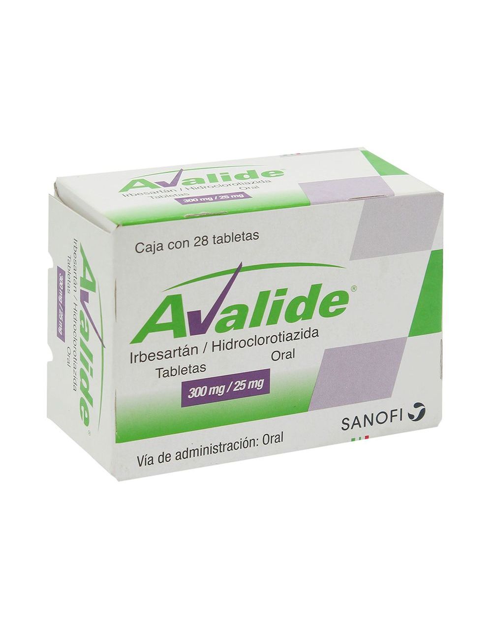 Avalide 300 mg / 25 mg Caja Con 28 Tabletas