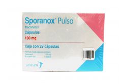 Sporanox Pulso 100 mg 1 Caja Con 28 Cápsulas + 1 Caja de 15 Cápsulas