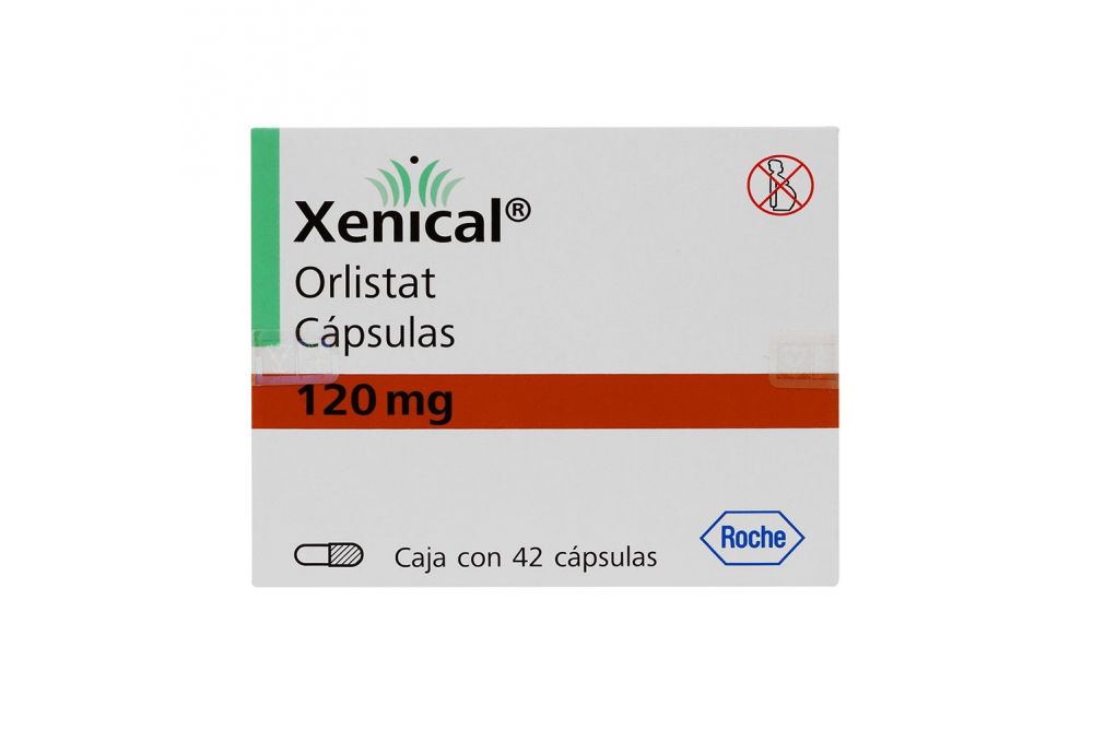 Xenical 120 mg Caja Con 42 Cápsulas