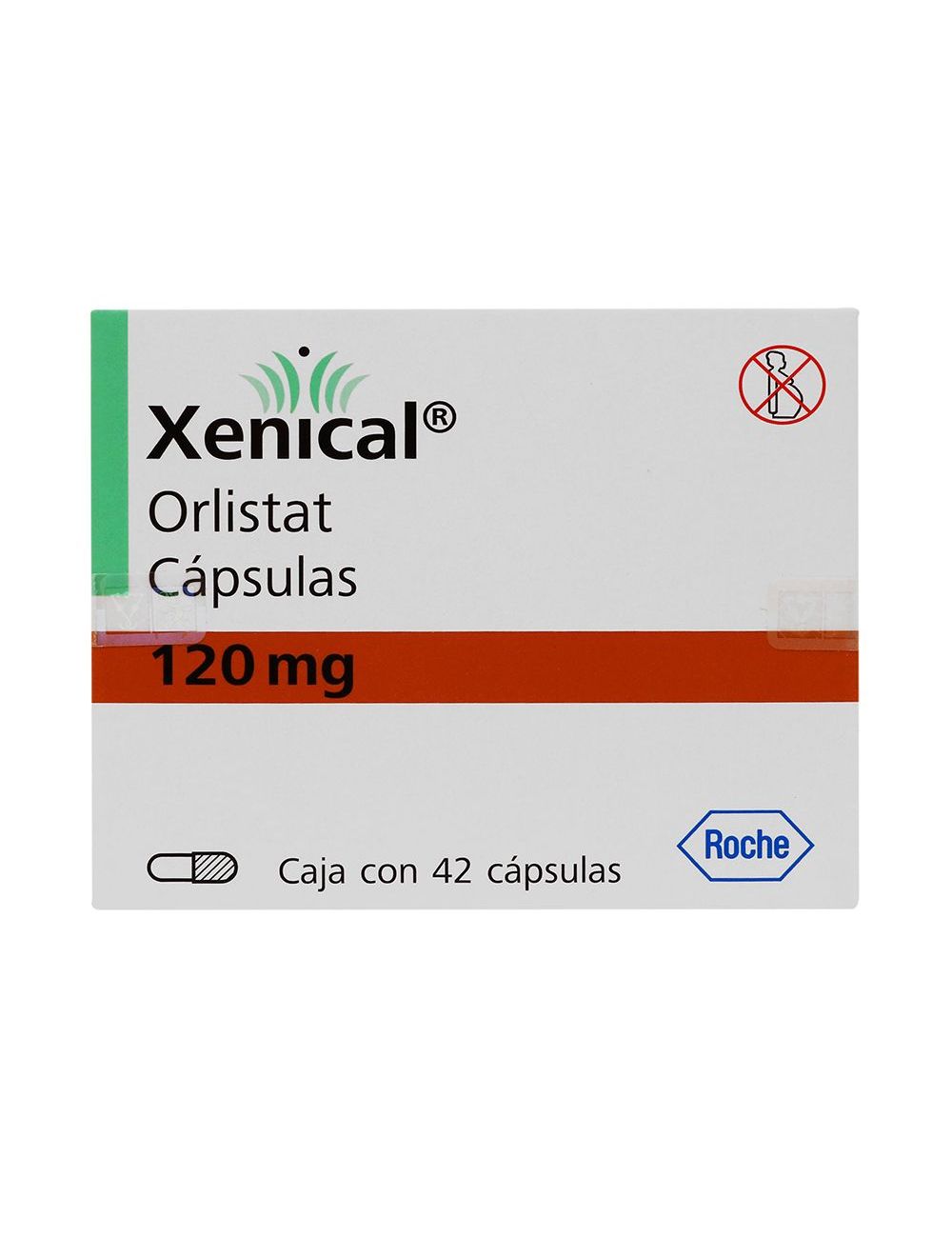 Xenical 120 mg Caja Con 42 Cápsulas