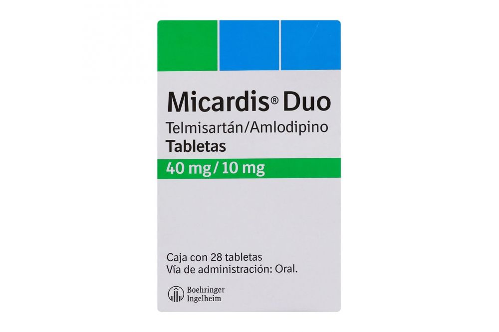 Micardis Duo 40mg/10mg Caja Con 28 Tabletas