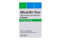 Micardis Duo 40mg/10mg Caja Con 28 Tabletas
