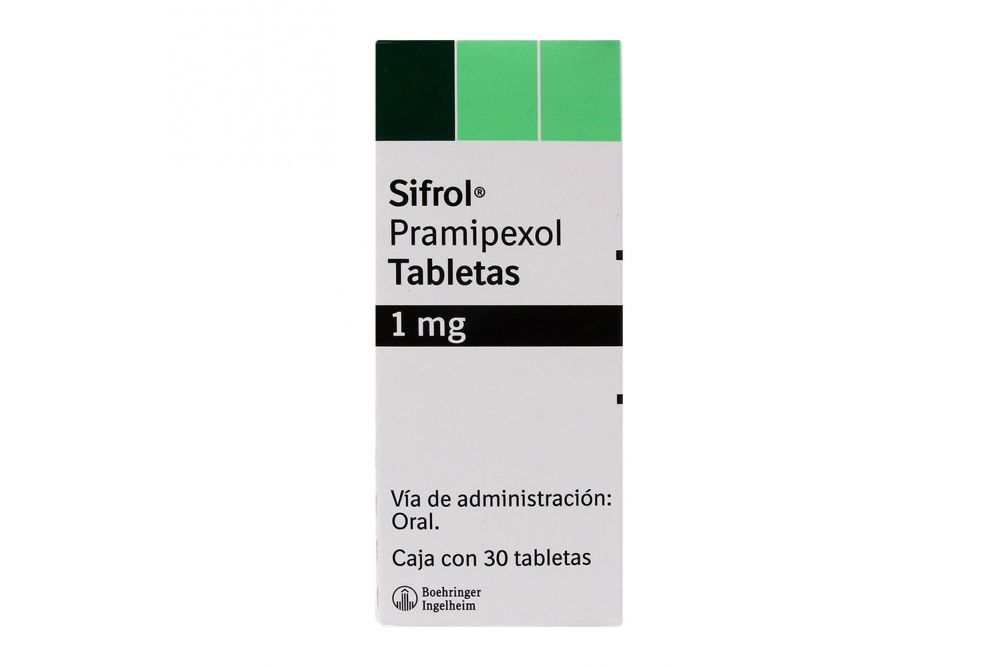 Sifrol 1 mg Caja Con 30 Tabletas