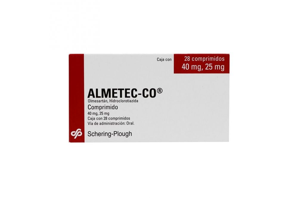 Almetec Co 40 mg /25 mg Caja Con 28 Comprimidos