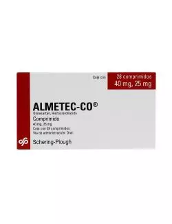 Almetec Co 40 mg /25 mg Caja Con 28 Comprimidos