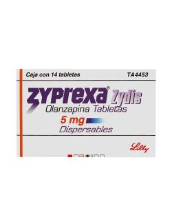 Zyprexa® Zydis 5 mg (Olanzapina) - 14 Tabletas Dispersables - Lilly