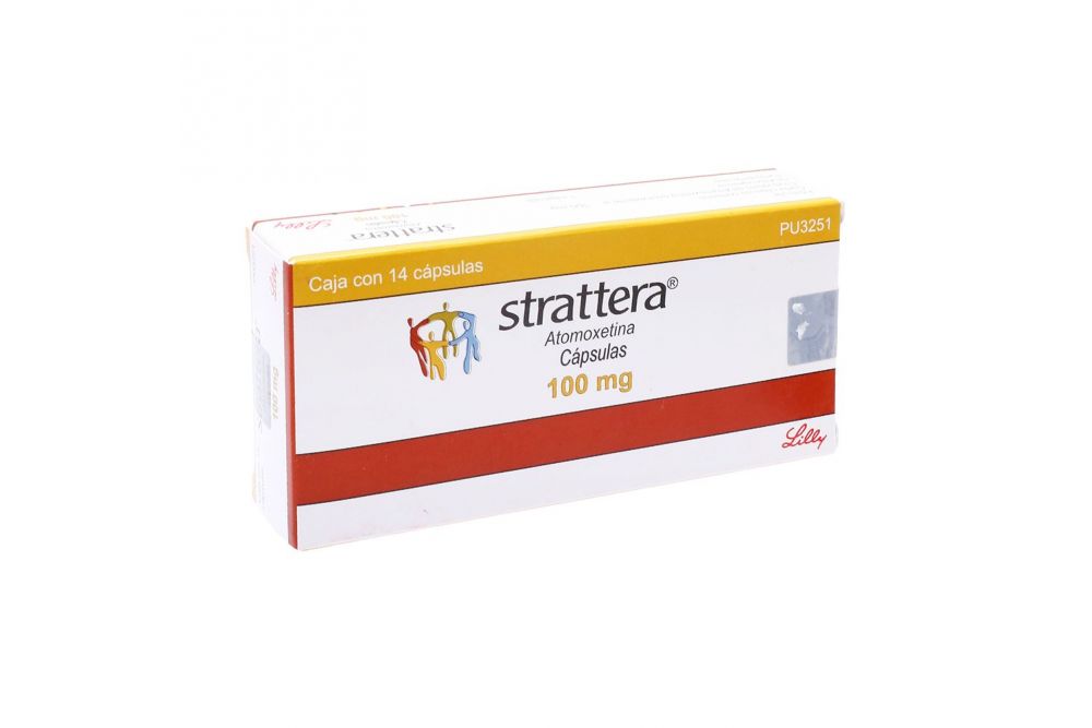 Strattera 100 mg Caja Con 14 Cápsulas