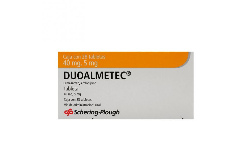 Duoalmetec 40 mg/5 mg Caja Con 28 Tabletas
