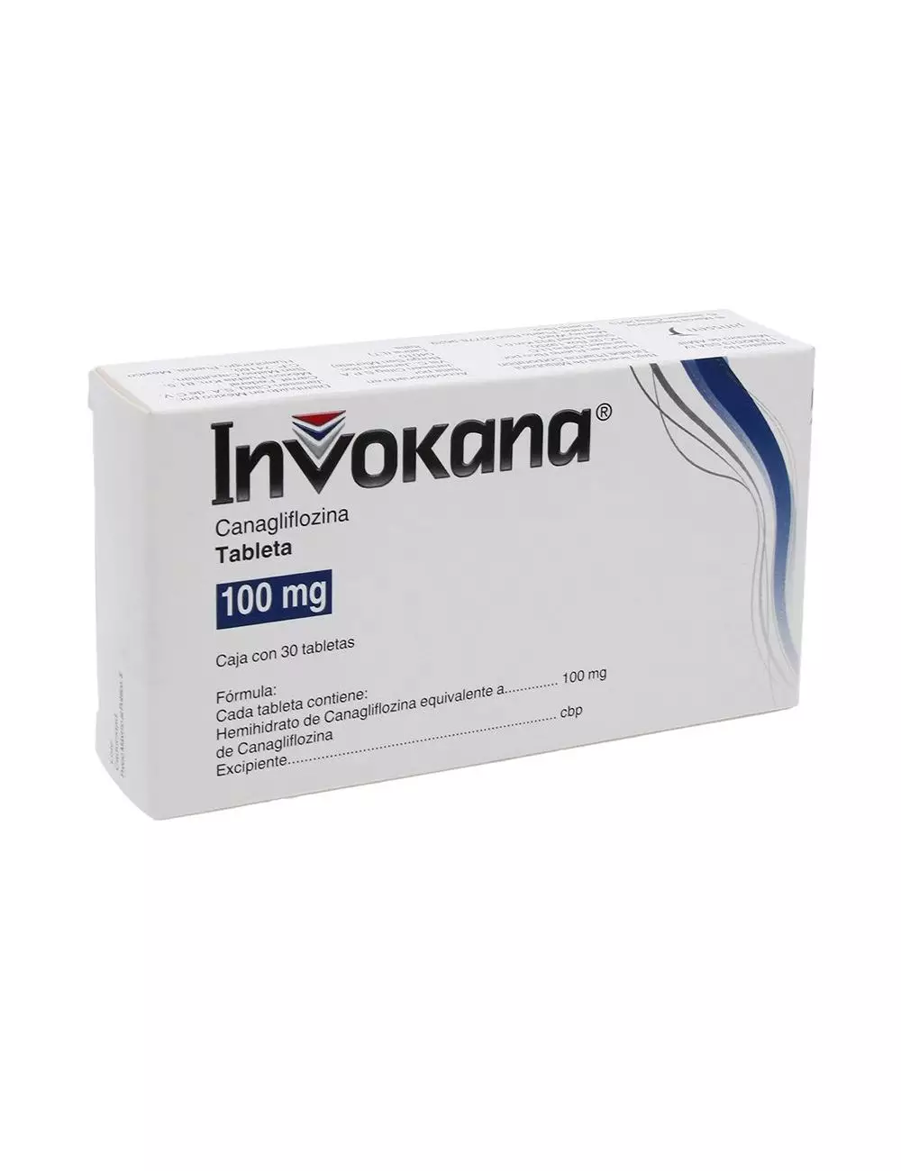 Invokana 100 mg Caja Con 30 Tabletas