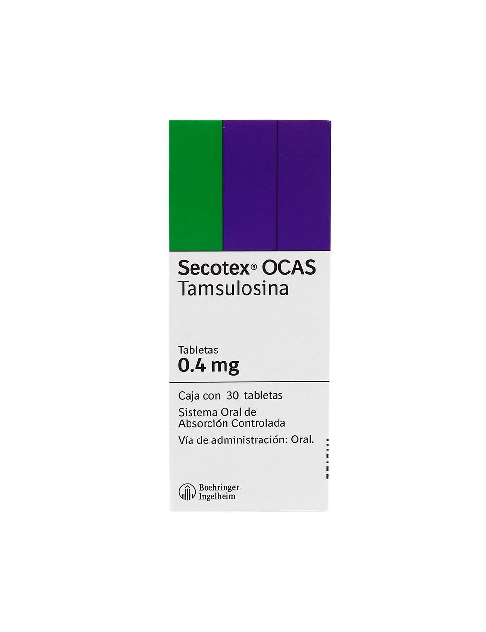 Secotex OCAS 0.4 mg Caja Con 30 Tabletas Secotex OCAS 0.4 mg Caja Con 30 Tabletas