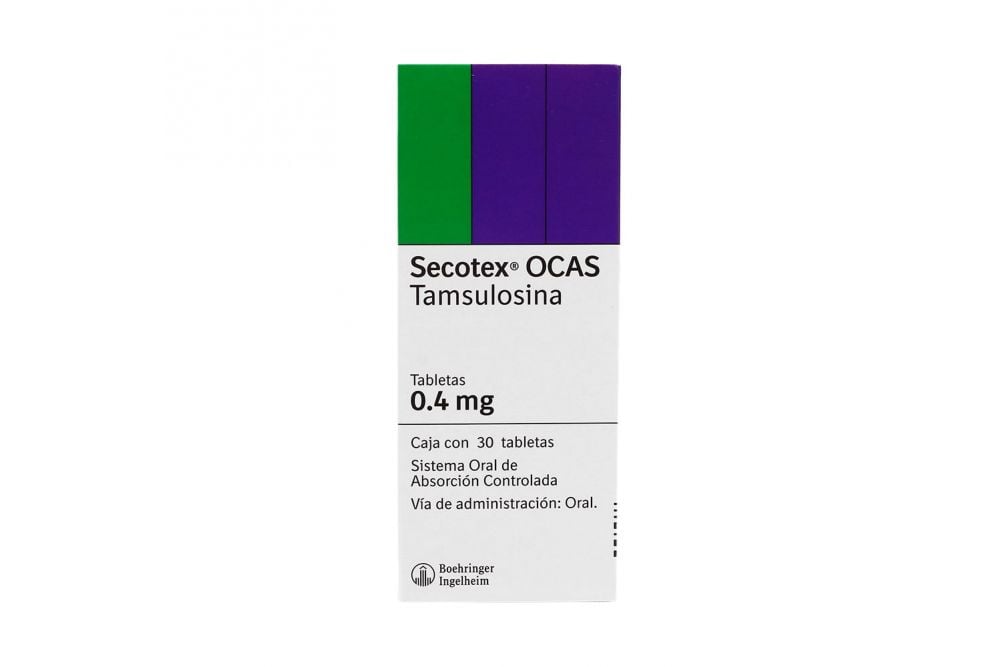 Secotex OCAS 0.4 mg Caja Con 30 Tabletas