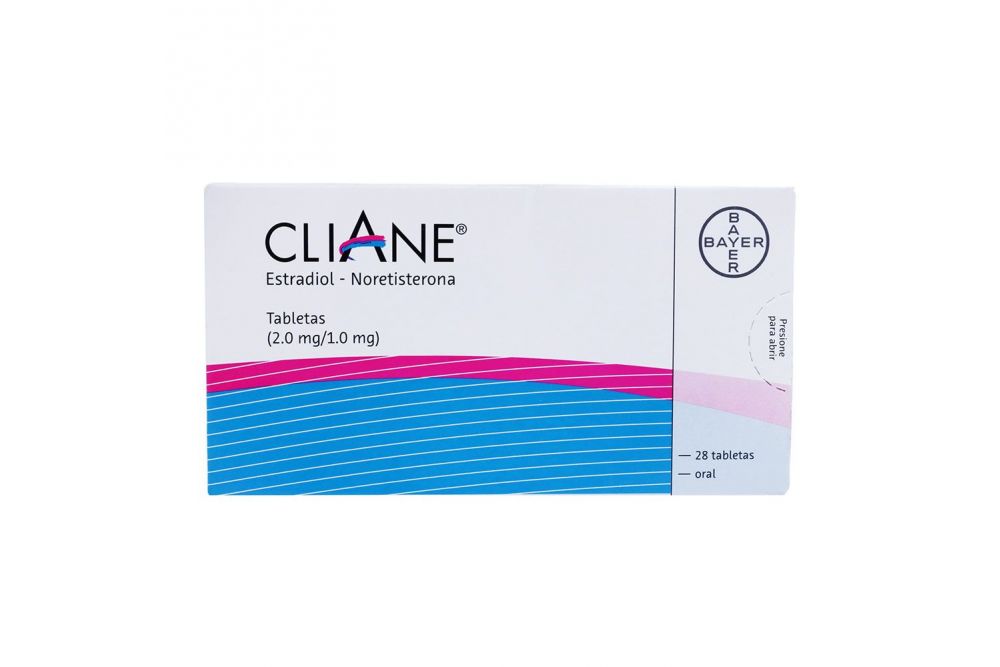 Cliane 2 mg/1 mg Caja Con 28 Tabletas