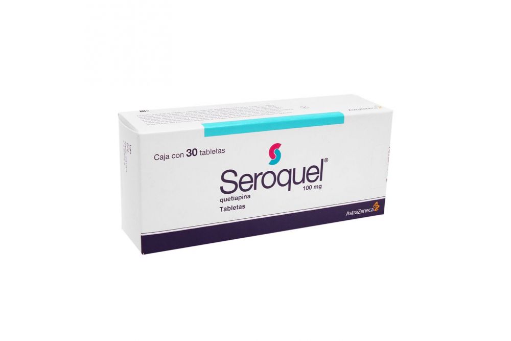 Seroquel 100 mg 30 Tabletas