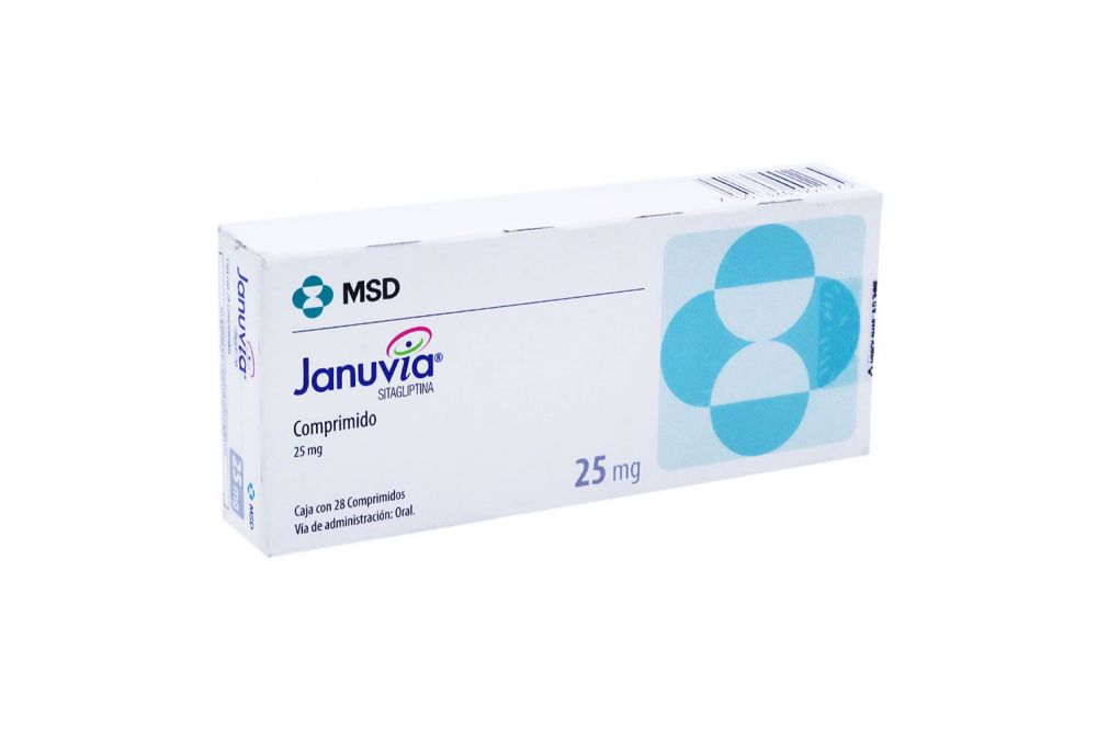 Januvia 25 mg Caja Con 28 Comprimidos