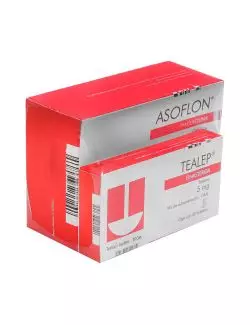 Tealep 5 mg + Asoflon 0.4 mg 2 Cajas Con 30 Comprimidos