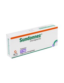 Sundonnez® 5 mg (Donepecilo) - Caja con 30 Tabletas -  Sun Pharma