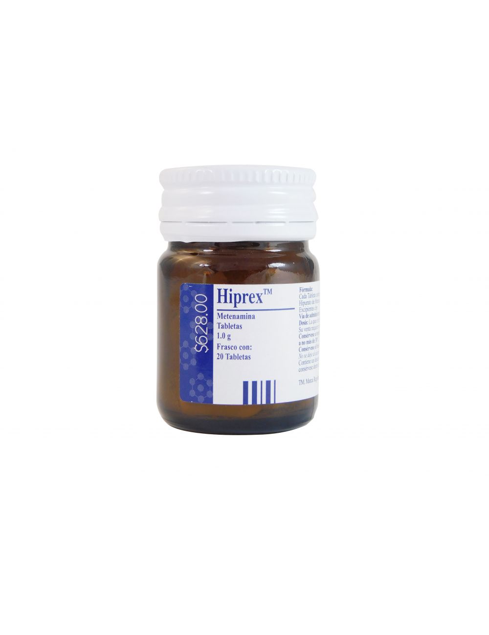 Hiprex 1 g Caja Con 20 Tabletas - RX2 Hiprex 1 g Caja Con 20 Tabletas - RX2