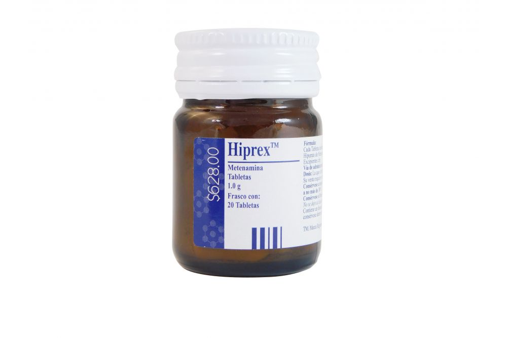 Hiprex 1 g Caja Con 20 Tabletas - RX2