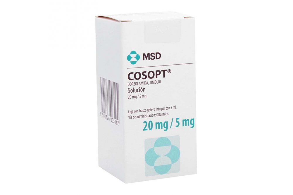 Cosopt 20 mg / 5 mg Frasco Con 5 mL