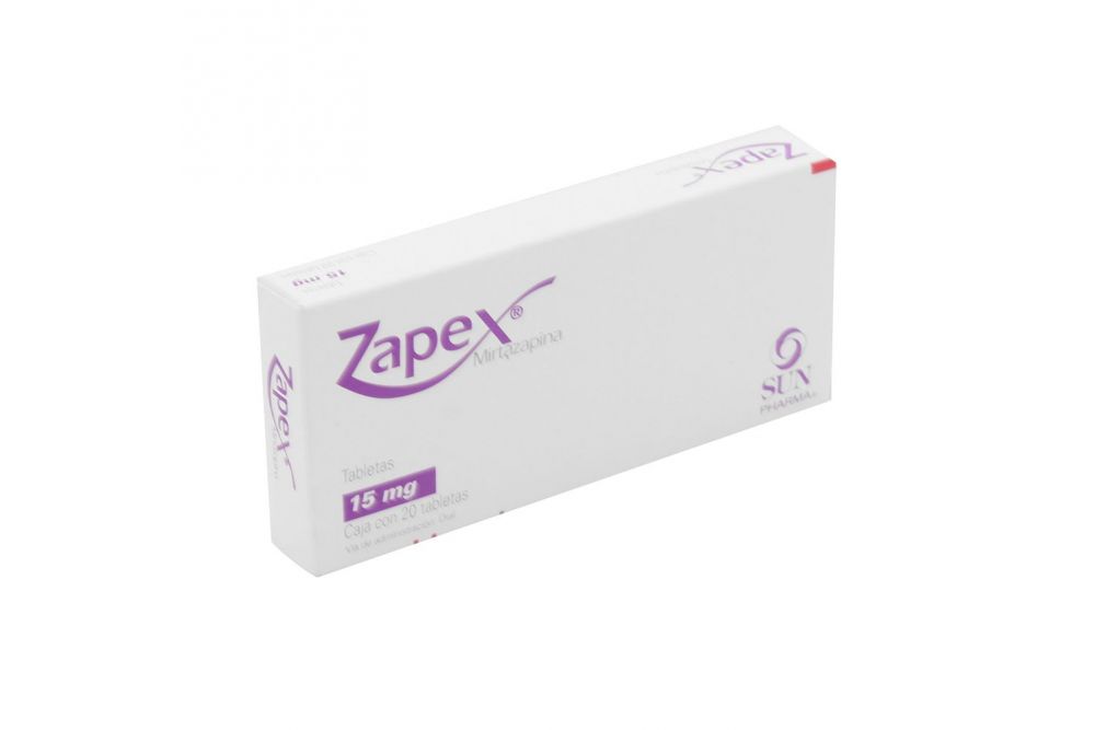 Zapex 15 mg Caja Con 20 Tabletas