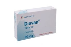 Diovan 80mg Caja Con 30 Comprimidos