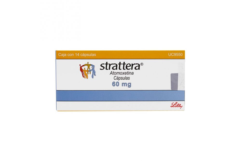 Strattera 60 mg Caja Con 14 Cápsulas