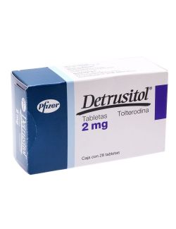 Detrusitol® 2 mg (Tolterodina) - 28 Tabletas - Pfizer